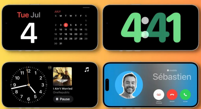 临潼苹果手机维修分享iOS17横屏充电待机显示有什么好处 