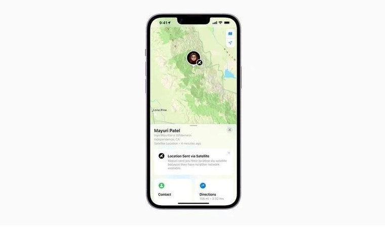 临潼苹果14维修分享iPhone14系列中 FindMy功能通过卫星分享位置方法教程 